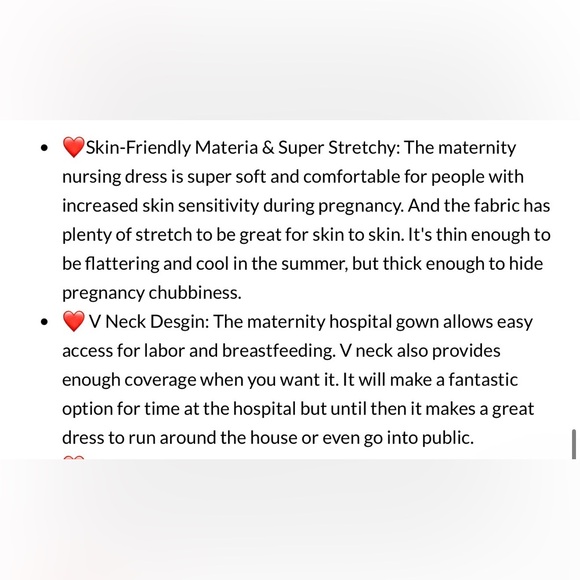 NEVER WORN Ekouaer Olive Green Maternity Nursing/Labor and Delivery Gown - Picture 7 of 8